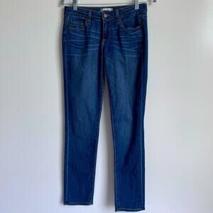 PAIGE Jeans Women’s Jimmy Jimmy Skinny Denim Medium Wash Size 25 Low Rise Cotton